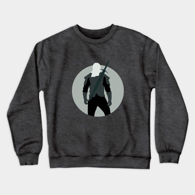 Geralt of Rivia Crewneck Sweatshirt by honeydesigns